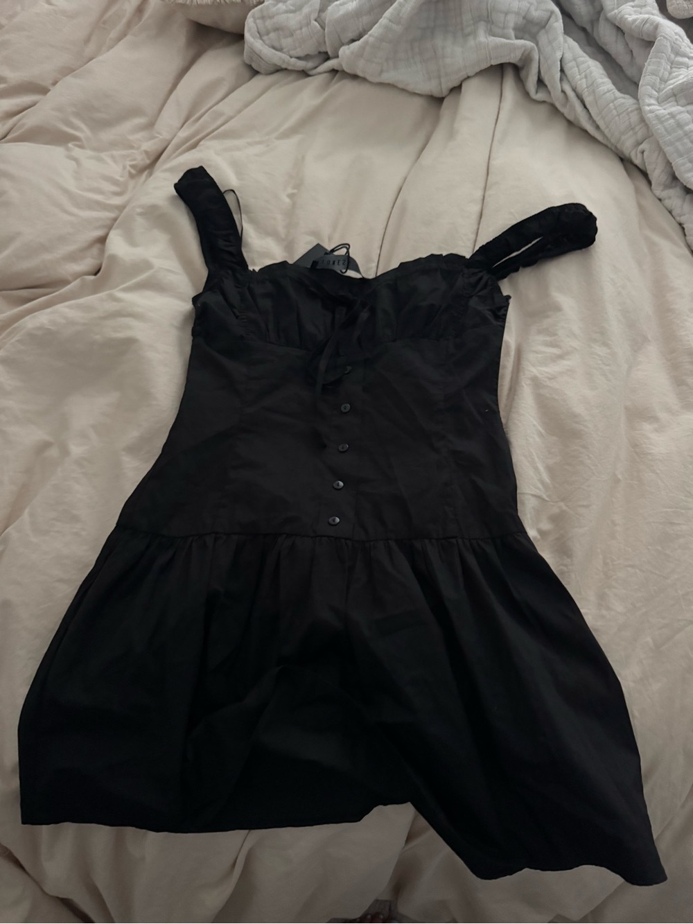 Lioness Black mini dress small NWT